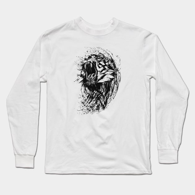 Jaguar Design Long Sleeve T-Shirt by hldesign